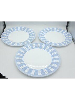 Martha Stewart Everyday Garden Trellis Dinner Plates 10.5 IN. Set of 3 Pattern
